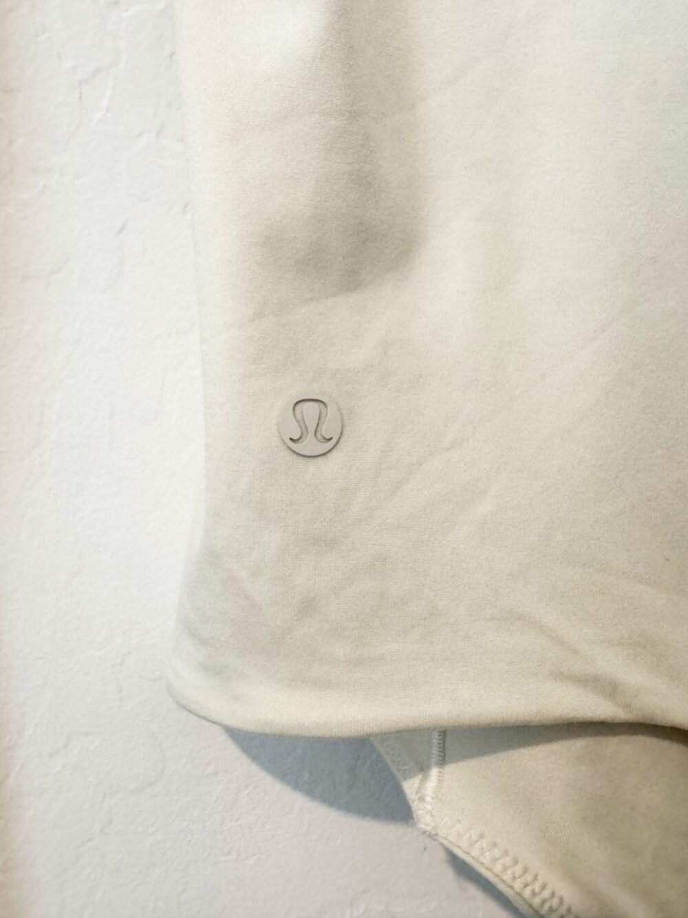 Lululemon Wundermost Crewneck Long Sleeve Bodysuit Small Bone Nulu Clean Girl S - Picture 7 of 9
